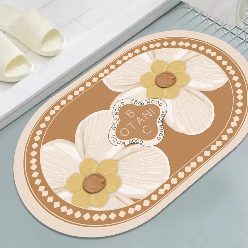 Eingangstürmatte, minimalistischer Stil, Haushaltstürmatte, Teppich, Badezimmer, Schlafzimmer, rutschfest, langlebig, saugfähiger Teppich