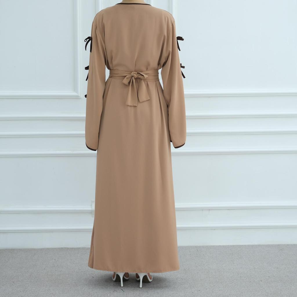 2025 Loriya Pure Beauty Schleifen-Cardigan mit Innenkleid