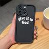 English Letters Are Applicable To Apple 14/13promax Mobile Phone Case All-inclusive iPhone12/11 Personalized 15plus Set.