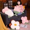 Tulip Flower Pillow Plush Toy Sunflower Doll Sofa Pillow Cushion Office Chair Cushion Waist Pad