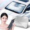 Car Windshield Sun Shade Umbrella Foldable Car Sunshade Cover For Mercedes Benz AMG W212 W205 W246 W177 W176 W213 GLC GLE GLS ML Welcome Laser Lamp