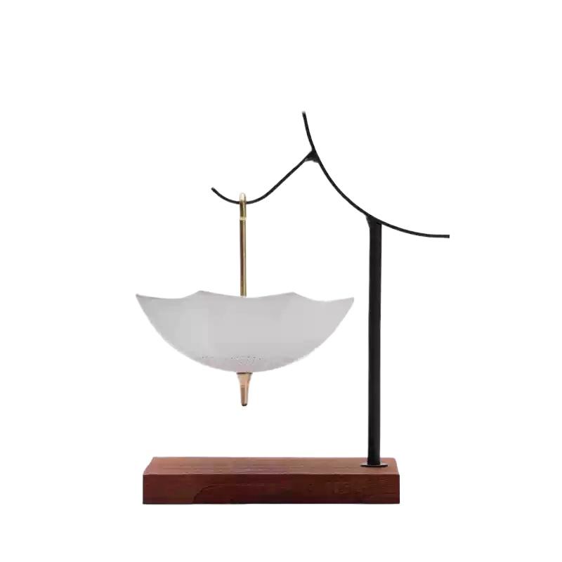 Filtri per Tè a Forma di Ombrello Cinesi Infusori per Tè Schermino Filtro per Tè in Ceramica Accessori per Cerimonia del Tè Decorazioni da Tavola per Tè Ornamenti