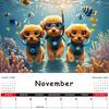 2026 Dog Calendar: 12-Month Cross-Border English Wall Calendar Collection