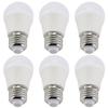 6 PCS 5W Mini Lâmpadas LED Branco Quente E26 Base G45 Lâmpadas Iluminação Acessório