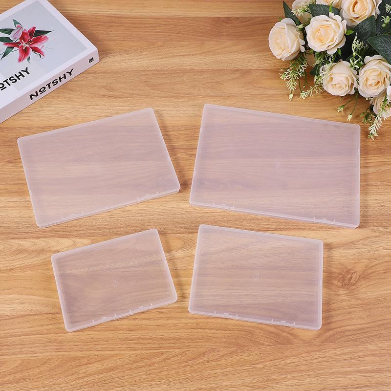 1.7 Height Transparent Plastic Desktop Organizer for Nail Art Accessories