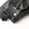 Kaslead New Arrival Women's Clothing Fashion Style Fashion All-Match Loose Long Sleeves Leather Jacket Coat