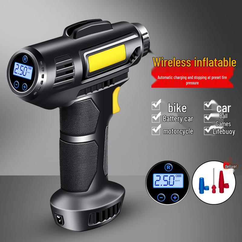 Portable Wireless USB Electric Tire Air Pump for Cars