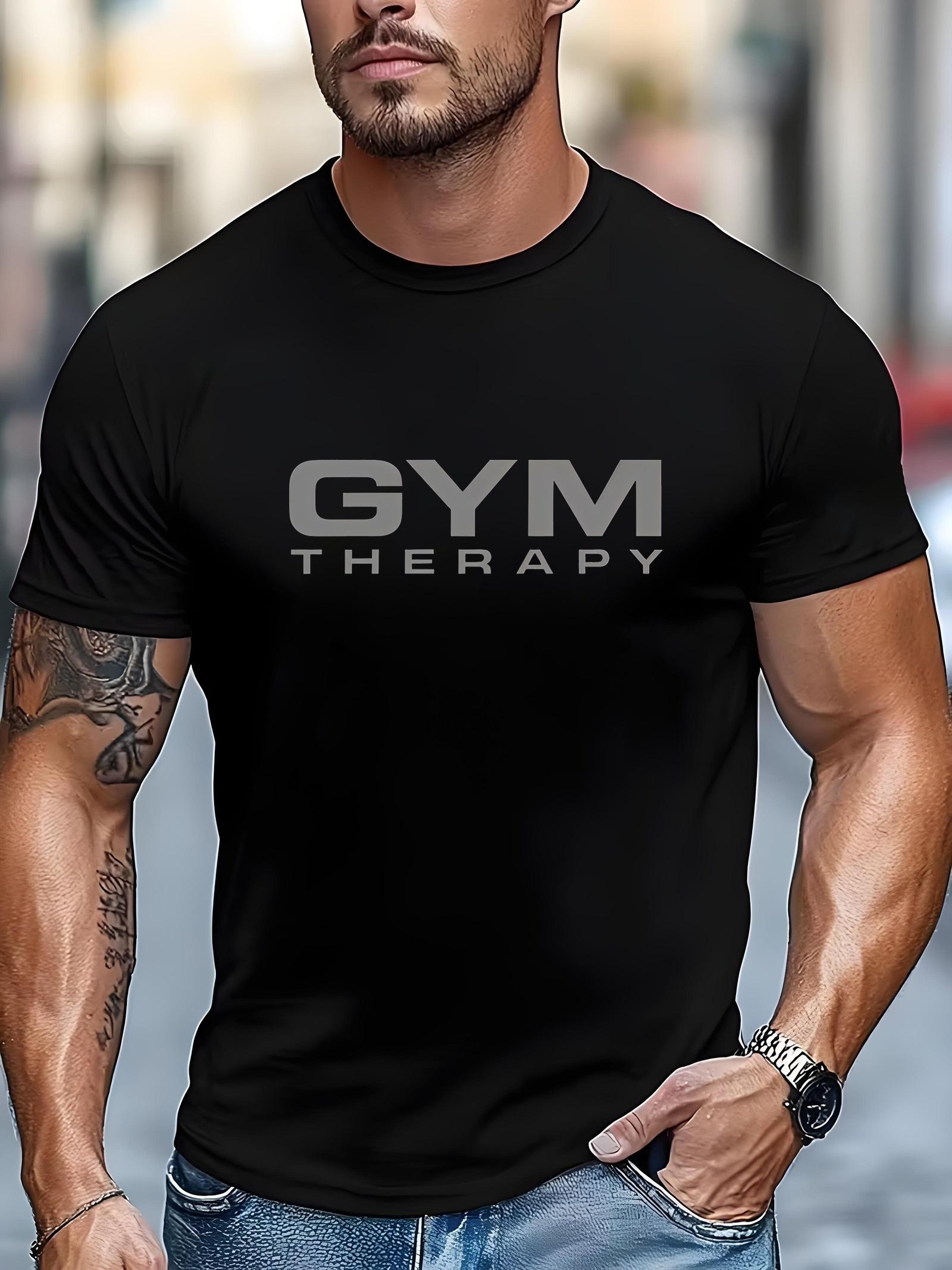 

Men s Casual Fitness Casual Fashionable Printed T-shirt Regular Version, Very Suitable for Spring and Summer Casual Weekend W... S разноцветный