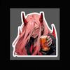 Anime Car Sticker Vinyl Decal Waterproof for Car Window Bumper Motorcycle Helmet  Style Scratch Resistant Exterior Decor