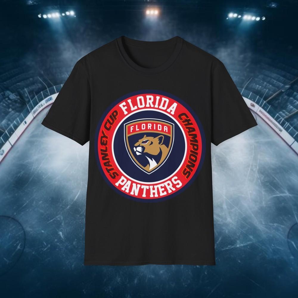 Soft Cotton T-Shirt. Florida Panthers. Stanley Cup Champion Unisex T-Shirt M