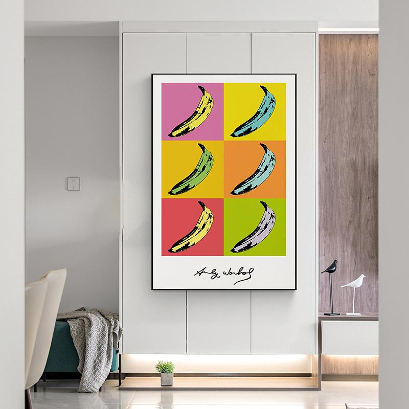 Abstract Flower Cow Tomato Soup Poster Canvas Painting Andy Warhol Print Decorative Picture Living Room Home Decoration Gift