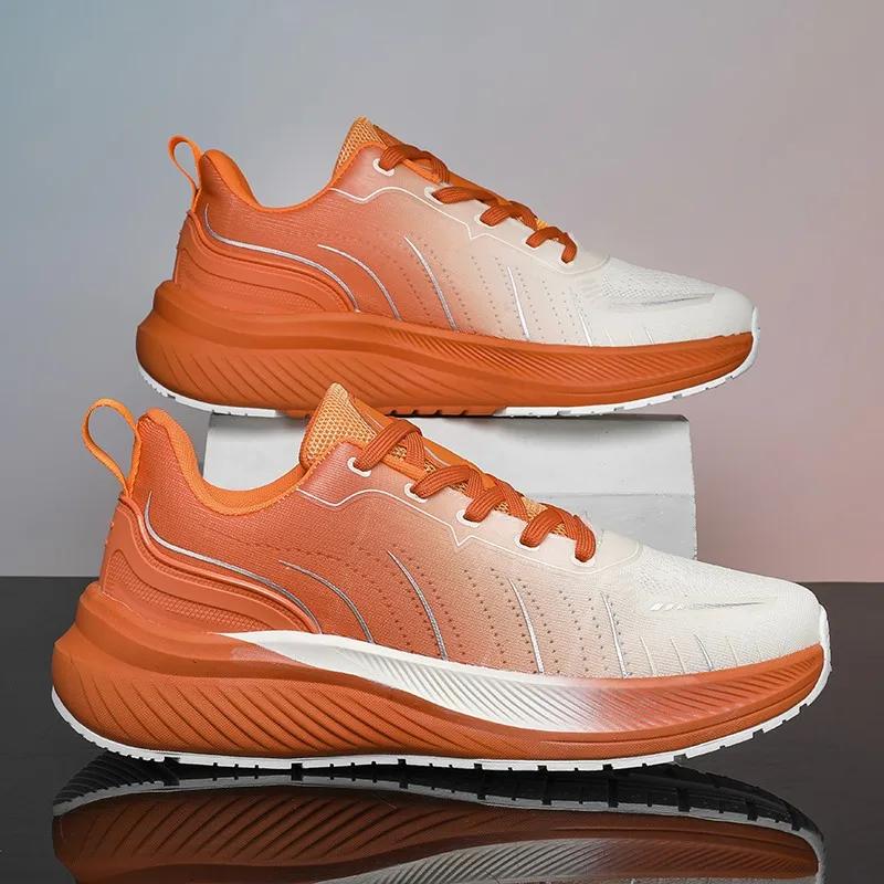 

Новые кроссовки с амортизацией для бега для мужчин Подходят для тяжелых бегунов Шнуровка Спортивные Женские Нескользящие Уличные Атлетические Мужские Кроссовки 36