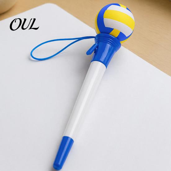 Tactile Sensory Writing Pens Sport Funny Pen, Volleyball/Tennis/Rugby/Basketball/Football/Baseball Design, Creative Decompression Student Gift