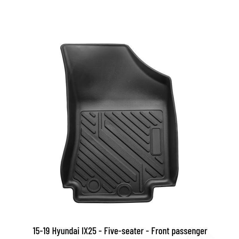 Hyundai IX25 Floor Mats (2015-2019) - Easy-Clean, Anti-Slip, Eco-Friendly TPE Interior Upgrade