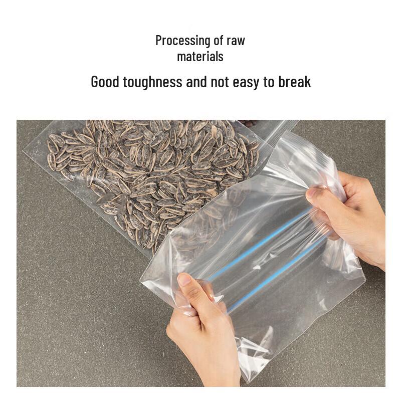 Deli 19255 Thickened Self-Sealing Plastic Bags