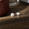 Bioceramic Needle Resin Flower Mini Stud Earrings For Women Allergy Prevention Piercing Ear Hole Jewelry