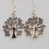 925 Sterling Silver Tree of Life Earring, Handmade Earrings, Birthday Gift, 925 Sterling Silver Earrings