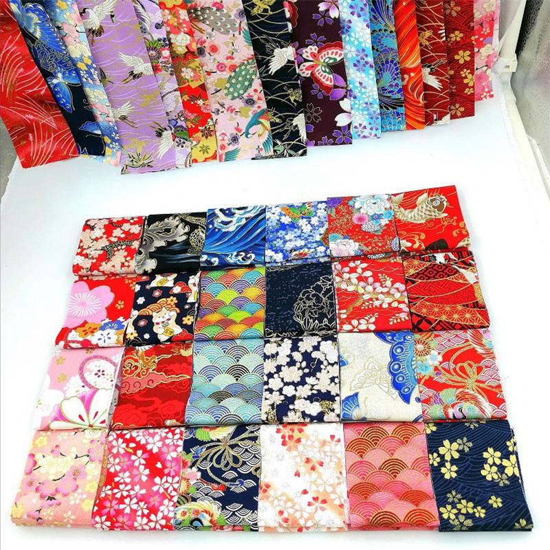 40Pcs Jelly Roll Strips for Patchwork Sewing Quilting Material Wrapping Cloth Japanese DIY Craft Fabric Cotton Fabric
