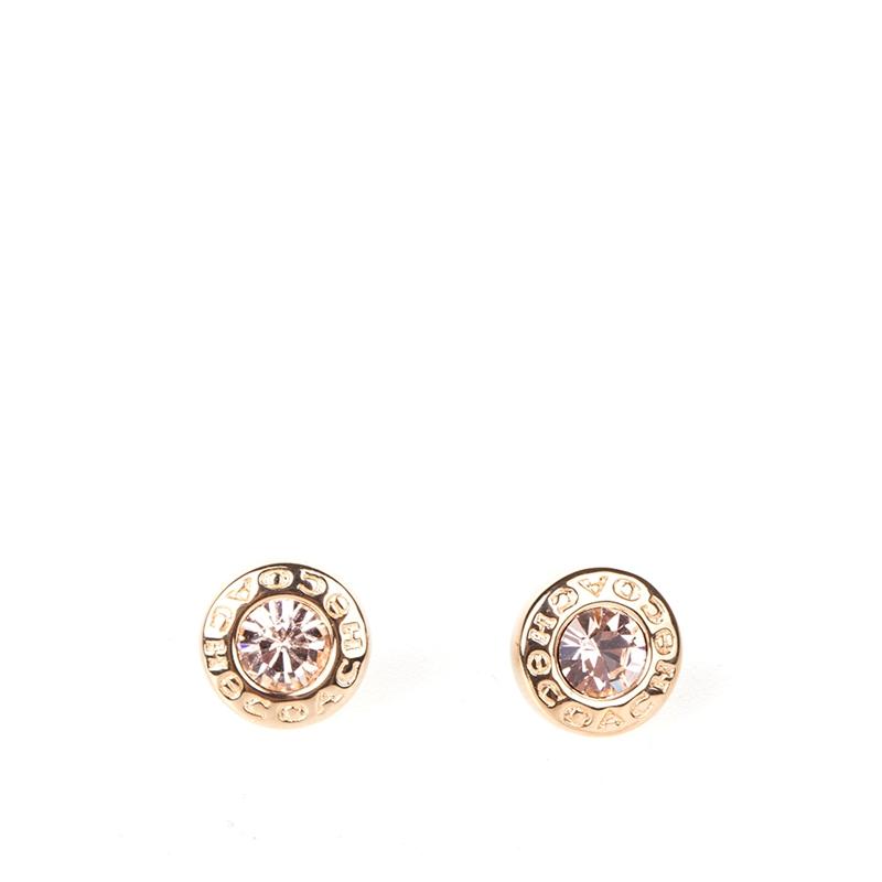 Coach Open Stone Lightweight Exquisite Alloy Earrings Women Earrings Rose-Gold F54516-RGD Yellow Box