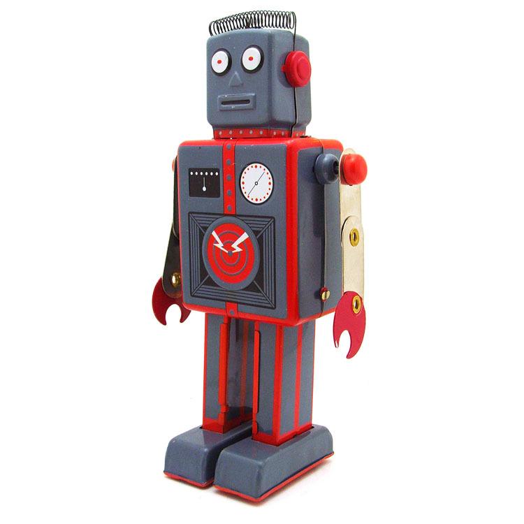 MS646 Tinplate Mechanical Robot Adult Collectible - Creative Gift Tin Toy