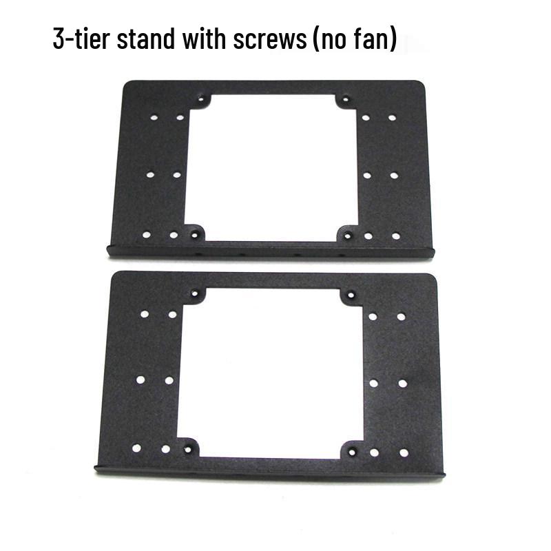 3.5" Multi-Bay Bracket with Heat Dissipation Fan for 2, 4, or 6 Bays