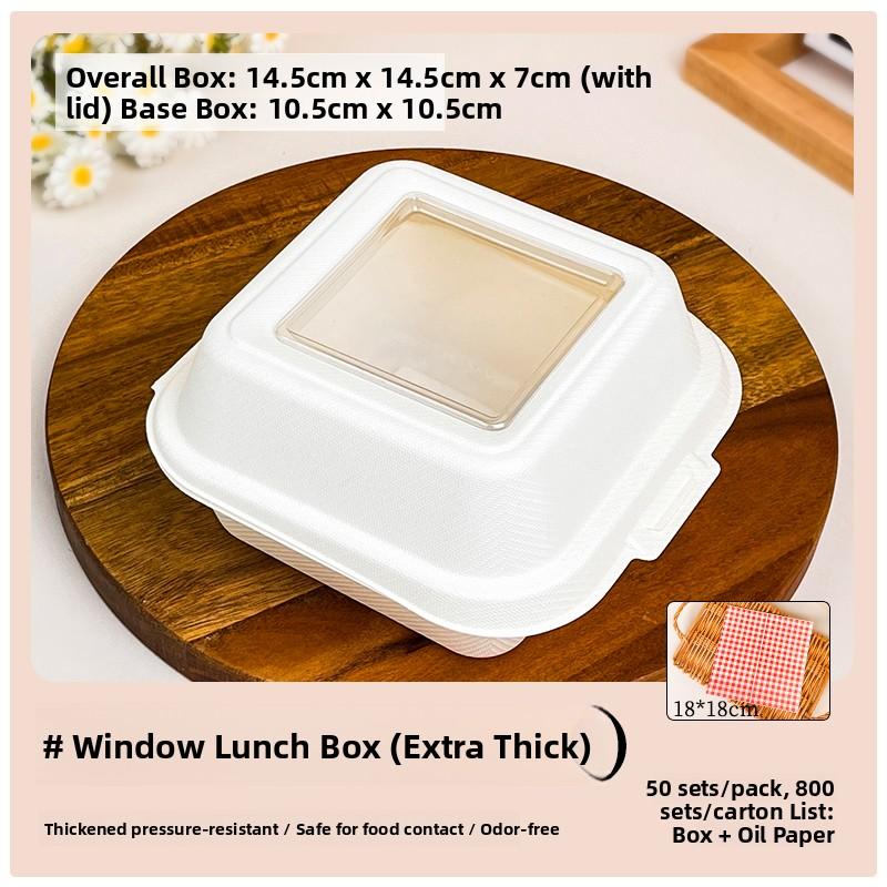 Transparent Tiramisu Packaging Box Cake Dishes Mousse Cutting Sweet Dessert Baking Western Pastries Separation Packing Box