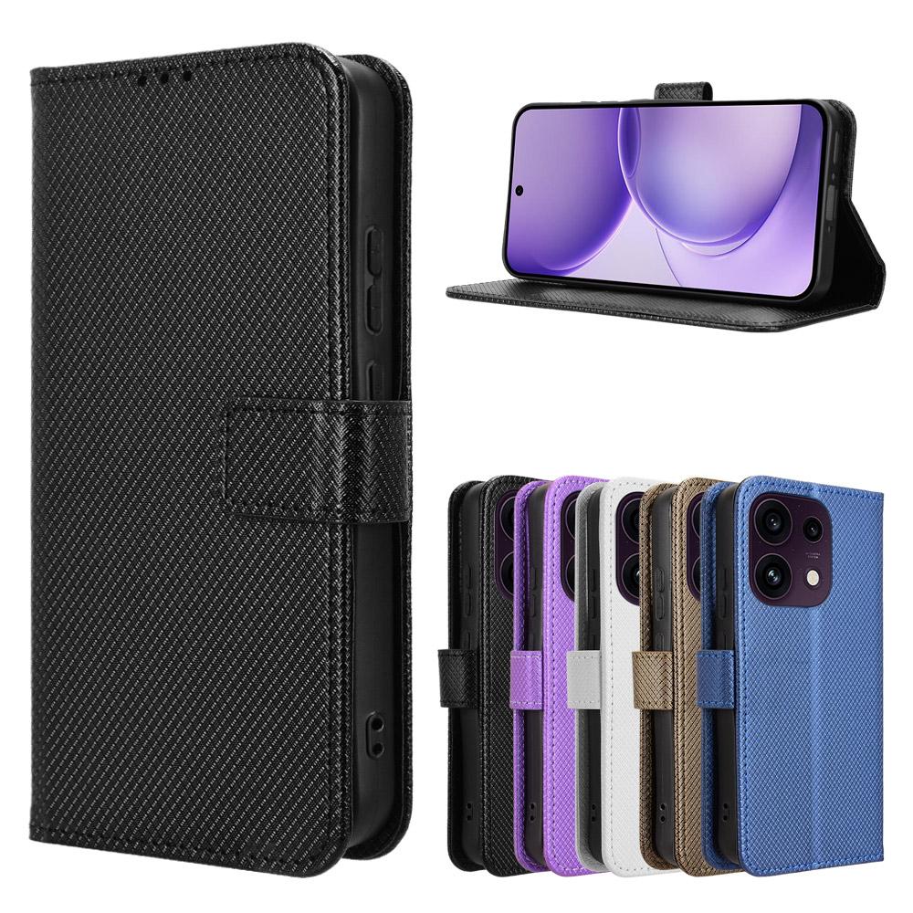 Flip Cover For OPPO Reno 16F / Reno 16FS Leather Case [Flip Vintage Leather] Shockproof Durable Retro Phone Case