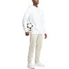 Adidas Sweatshirts Men's White Hooded Moderate Regular HS9802