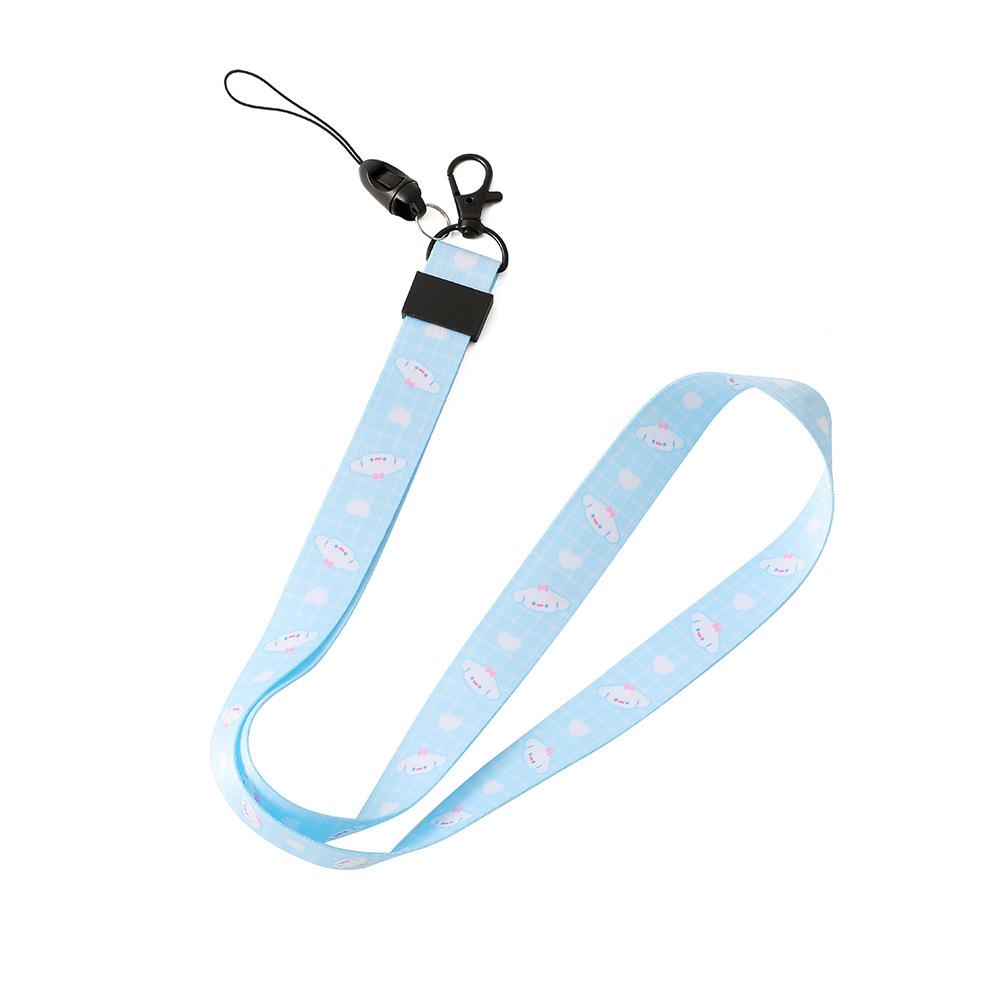 

Ins Korean Version of The Girl Cartoon Hanging Neck Lanyard Student Hard Card Holder Long Rope Work Permit Mobile Phone U Disk Long Hanging Rope