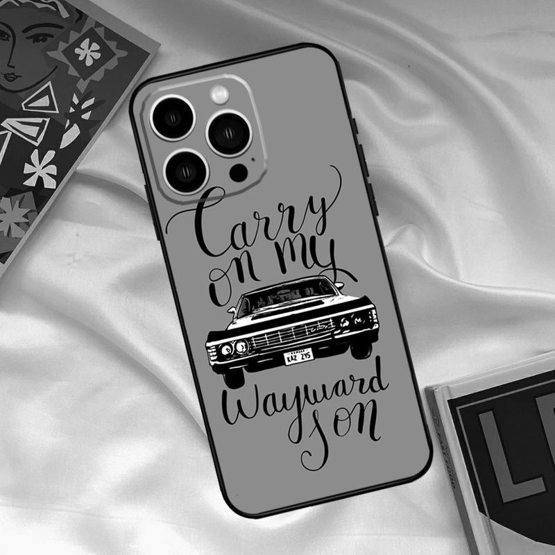 Supernatural TV Show Phone Case For iPhone 17 16 15 13 12 11 14 Pro Max 16 Plus 12 13 Mini 16e 17 Air Funda Cover