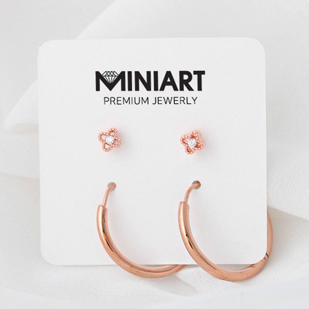 Clover Piercing + Ring Piercing [Sold as a Pair]