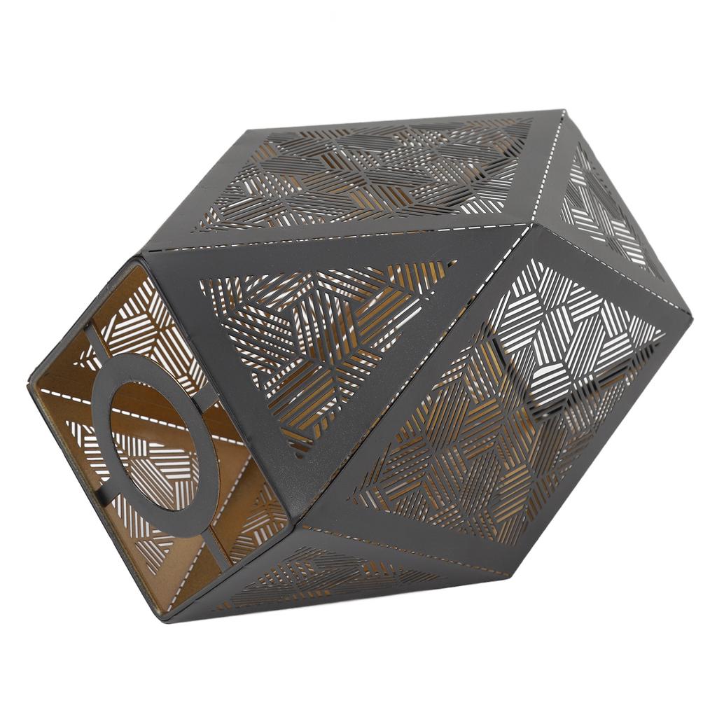 Metal Lampshade E27 E26 Polygonal Modern Hollow Lamp Shade for Table Lamp Pendant Floor Light
