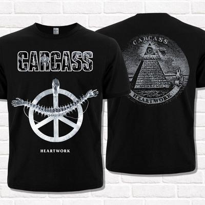 Carcass Black T-Shirt, Heartwork (1993). Melodic Death Metal, Death 'n' Roll.