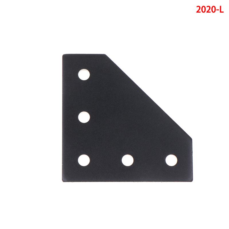 1Pcs T/L Type 5 Hole Joint Board Plate Corner Angle Bracket Connection Joint Strip For 2020 3030 4040 Aluminum Profile