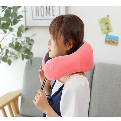 Soft Cotton  U-Shaped Pillow Neck Support Travel Pillow Neck Protect Plush Cushion Cushion Without Carry Bag Travel Essentials
