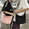 Nylon Zipper Youth Women's Shoulder Bags  Casual Crossbody Bags  Basic Style Bags