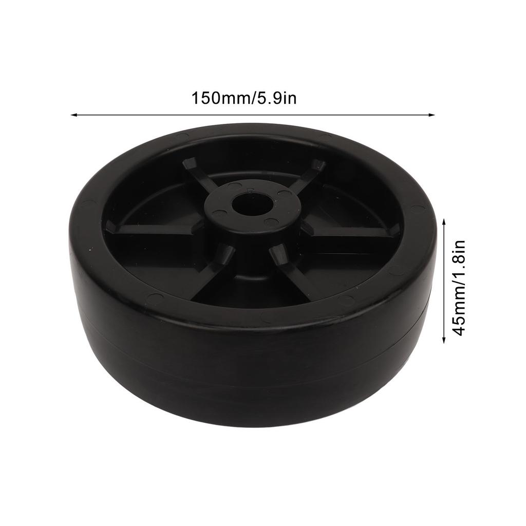 6 Inch Trailer Wheel 1200 Lbs Load Capacity Stable Swivel Caster Wheels For Trailer Jack Lawnmowers Utility Carts