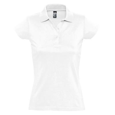 Camisa polo feminina/feminina Prescott de manga curta em jersey