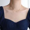 Luxury Stacked Pearls Necklace Exquisite Collarbone Chain Elegant Beaded Choker Necklace  Bride