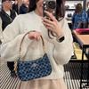 ouia's new classic presbyopia armpit bag fashion shoulder portable crossbody crescent mahjong women's bag
