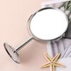 1PC high definition double-sided desktop cosmetic mirror stainless steel magnifying glass cosmetic mirror, small mirror office bedroom table rotation