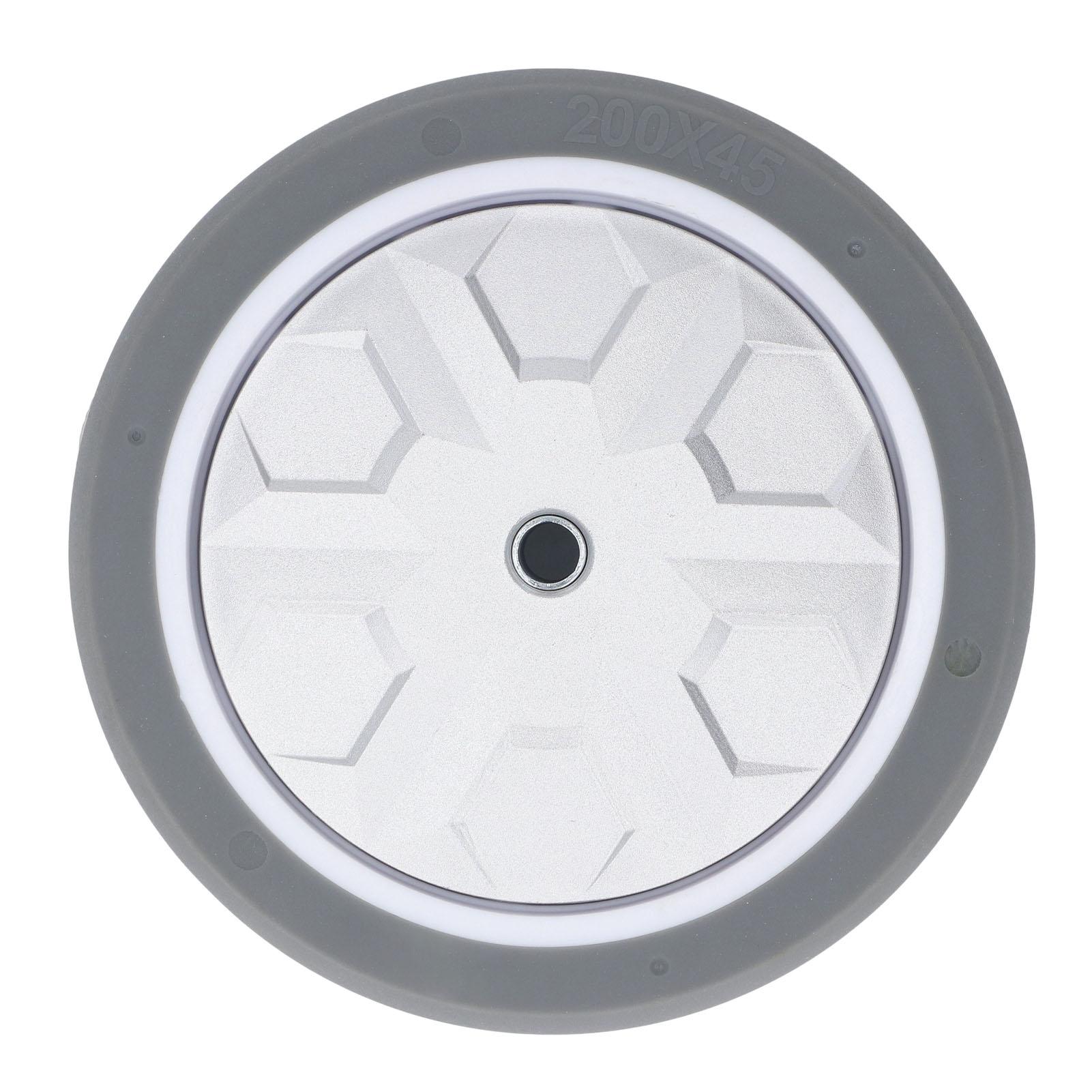 

Колесо для ручной тележки 8 дюймов грузоподъемность 300 кг тихое TPR твердое резиновое сменное колесо