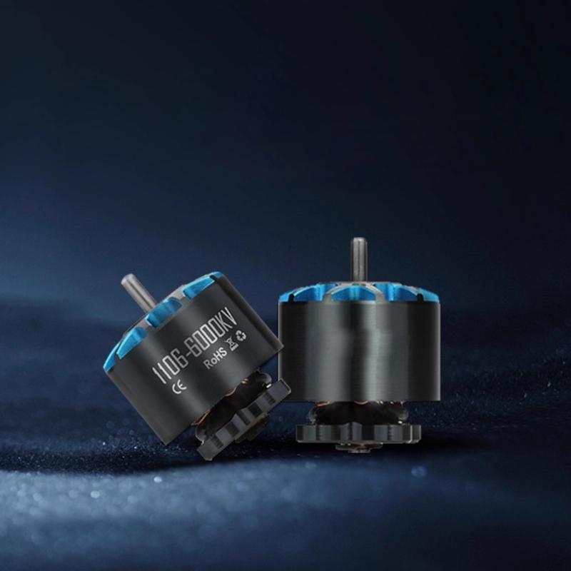 6000KV Brushless Drones Motor 1106 Premium Metal Build Diameter 14.8mm For Stable FPV Racing And Professional Drones