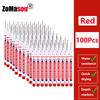 1-100 Stück 20mm Langer Kopf Markerstift Mehrzweck Holzbearbeitung Fliesen Dekoration Tiefloch Marker Stifte Rote/Schwarze/Blaue/Grüne Tinte