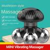 Muscle Tension Electric Massage Tool Relaxation Vibrating Massager Body Care Tool Mini Massager with 3 Kneading Massage Heads