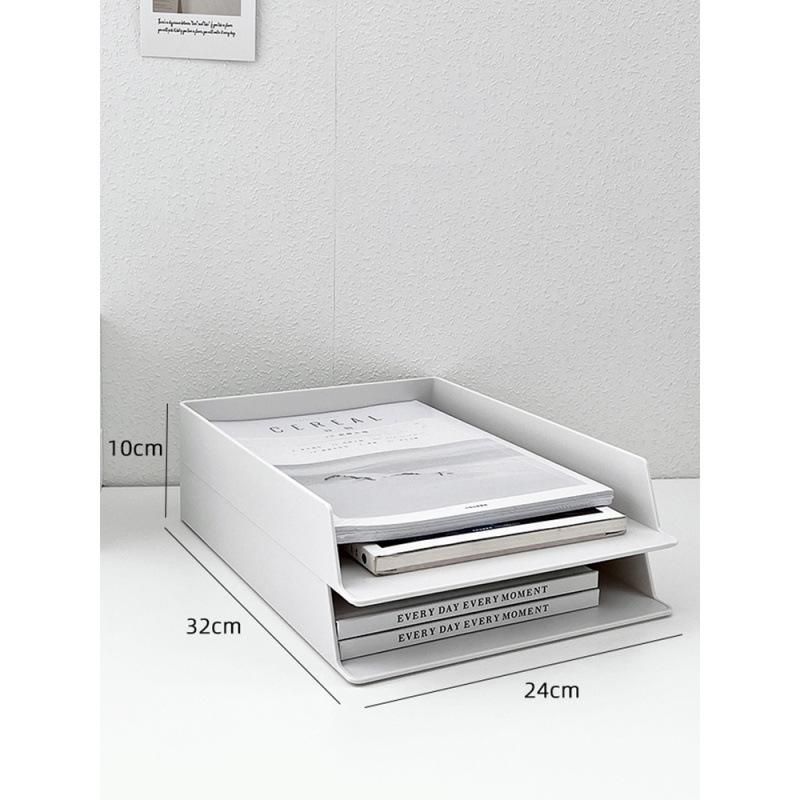 Multifunktionaler Schreibtisch-Organizer: A4 Aktenhalter, Stifthalter, Büroablage