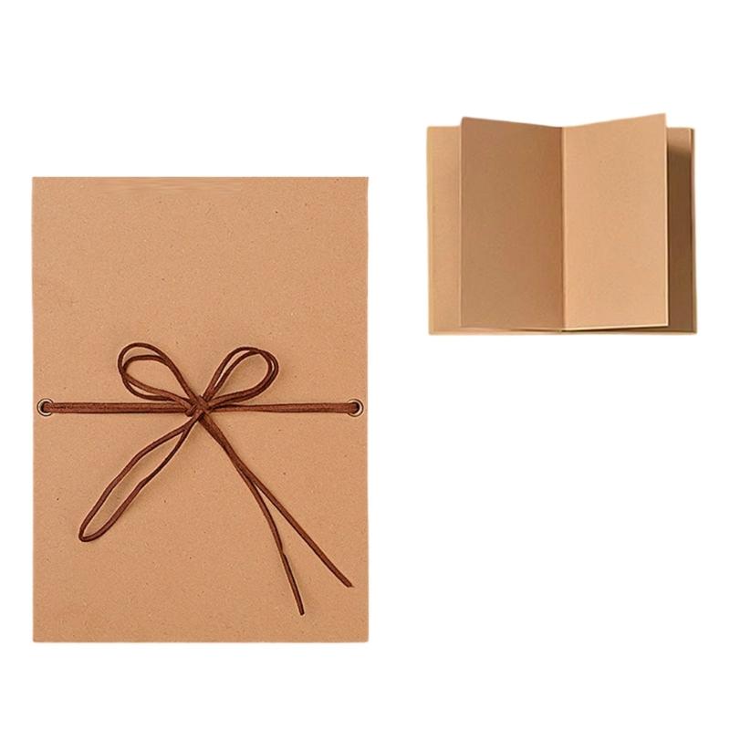 Memory Book For Wedding Anniversary Baby Travel Thick Page Stretchable Folding Hardcover Small Photo Album DIY Scrapbook