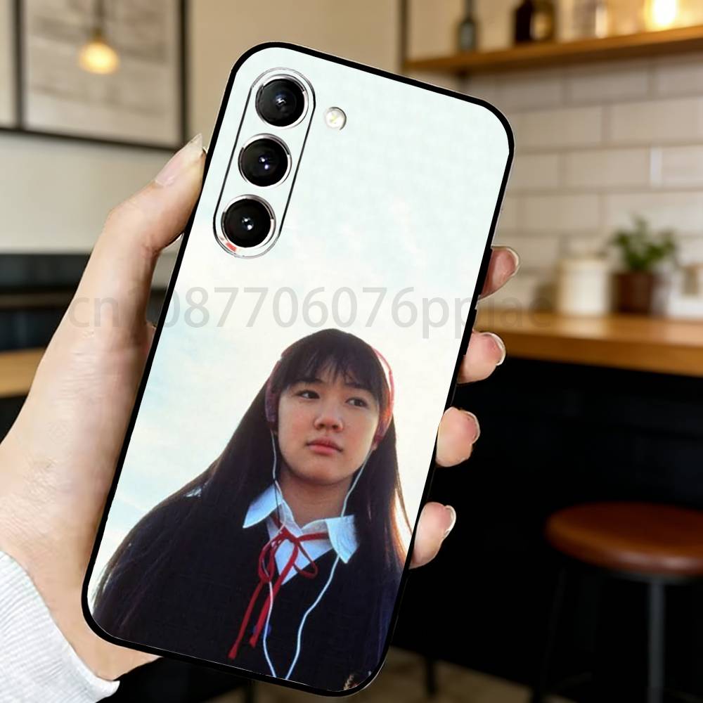 

All About Lily Chou-Chou Phone Case For Samsung S20,21,22,23,24,25,26 Ultra,Plus,Lite,FE,Black Soft Case Samsung S25Plus