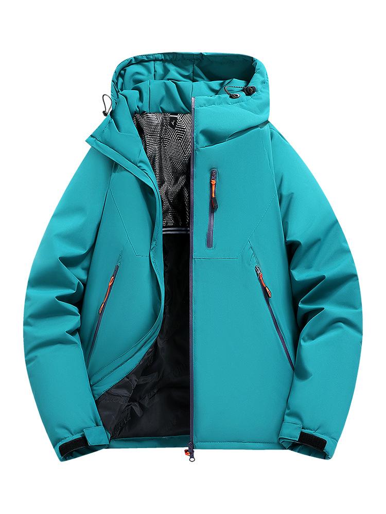 2025 Graphene-Infused Warm Cotton Jacket - Casual, Loose, Windproof, Outdoor Skiing Apparel for Couples