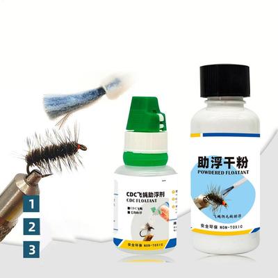 Dry Fly Floatant Increase Floating Effect Natural Extract Hydrolyzable Long-Lasting Fly Powder Fly Fishing Floatant Fishing Tool